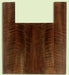 Walnut Ukulele B&S set, Baritone, Figured,   2 panels, each 0.18" x 6" x 16.25" and 2 sides 0.18" x 4" x 22.75" S2S