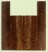 Walnut Ukulele B&S set, Baritone, Figured,   2 panels, each 0.18" x 6.25" x 16.25" and 2 sides 0.18" x 3.875" x 23" S2S