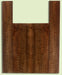 Walnut Ukulele B&S set, Baritone, Figured,   2 panels, each 0.18" x 5.75" x 16.25" and 2 sides 0.18" x 3.375" x 23.5" S2S