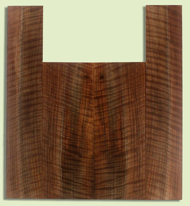 Walnut Ukulele B&S set, Baritone, Figured,   2 panels, each 0.18" x 6 x 16.25" and 2 sides 0.18" x 4.25" x 22.75" S2S