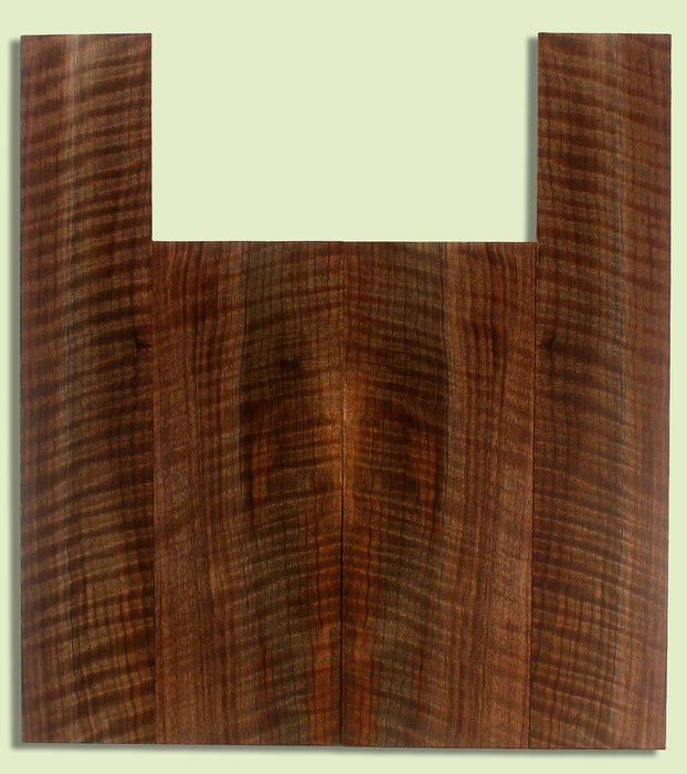 Walnut Ukulele B&S set, Baritone, Figured,   2 panels, each 0.18" x 6" x 16" and 2 sides 0.18" x 4.25" x 22.75" S2S
