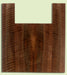Walnut Ukulele B&S set, Baritone, Figured,   2 panels, each 0.18" x 6" x 16" and 2 sides 0.18" x 4.25" x 22.75" S2S