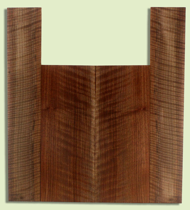 Walnut Ukulele B&S set, Baritone, Figured,   2 panels, each 0.18" x 6.25" x 16.25" and 2 sides 0.18" x 4" x 23" S2S