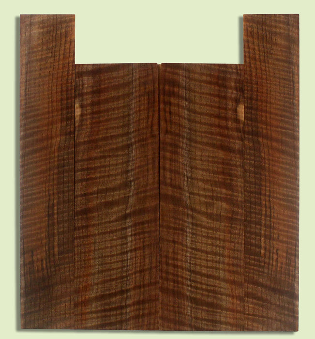 Walnut Ukulele B&S set, Tenor, Figured,   2 panels, each 0.18" x 5" x 16" and 2 sides 0.18" x 3.25" x 19" S2S