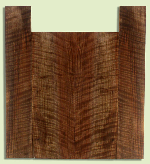 Walnut Ukulele B&S set, Tenor, Figured,   2 panels, each 0.18" x 5.25" x 15.75" and 2 sides 0.18" x 3.25" x 19" S2S