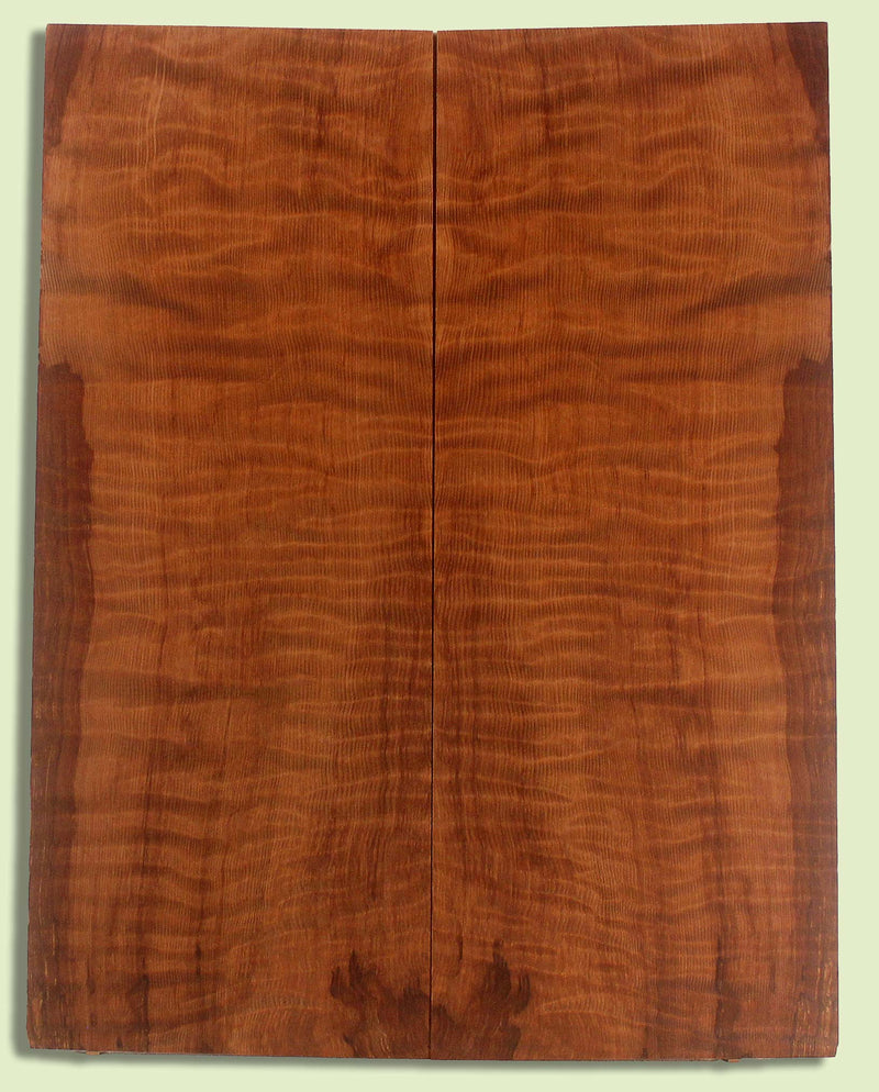 Curly Redwood  Soundboard, Dreadnought, Logged circa 1890's,  2 panels, each 0.18" x 9 to 9.5" x 23.75" S2S