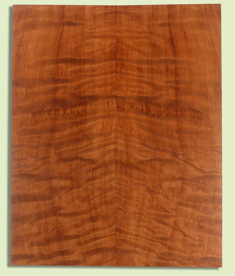 Curly Redwood  Soundboard, Dreadnought, Logged circa 1890's,  2 panels, each 0.18" x 9 to 9.5" x 23.75" S2S 