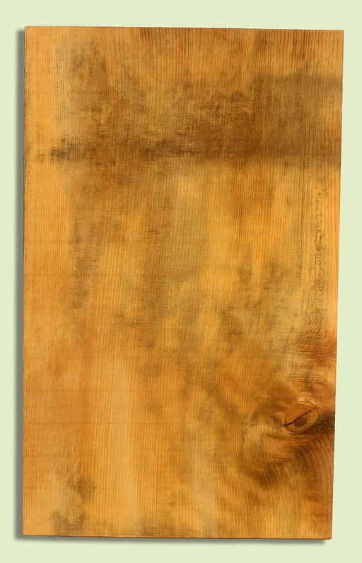 Port Orford Cedar 1 pc Body Blank,  7.28 grams per cubic inch, Solid Body Guitar Wood,  1 panel 1.73" x 14.25" x 23"