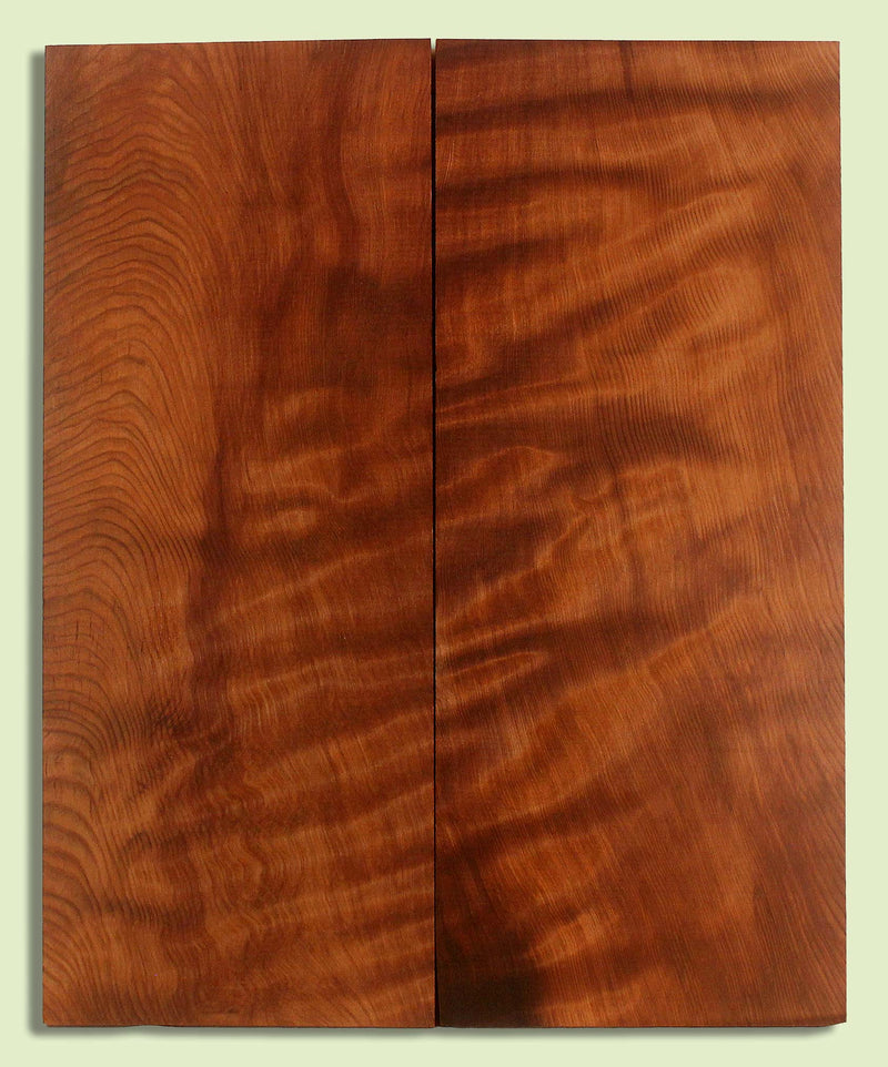 Redwood Body Blank, 7.29 grams per cubic inch, Solid Body Guitar Wood,  2 panels, each 1.40" x 8.125" x 20.5"