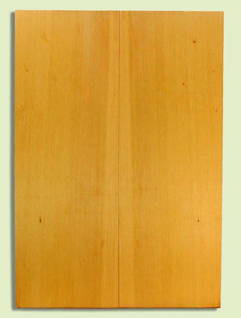 Port Orford Cedar Guitar Soundboard, Dreadnought size, 2 panels, each  0.18" x 8.0" x 23.0"  S2S