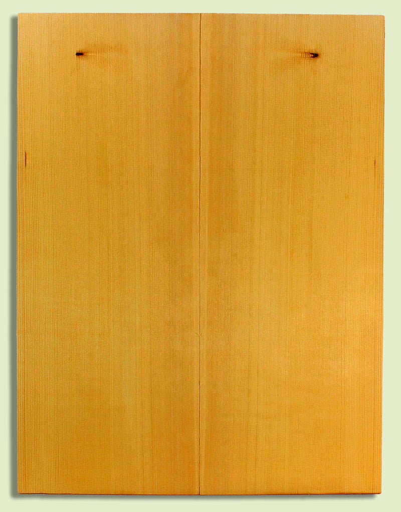 Port Orford Cedar Guitar Soundboard, Dreadnought size, 2 panels, each  0.18" x 9.0" x 23.0"  S2S