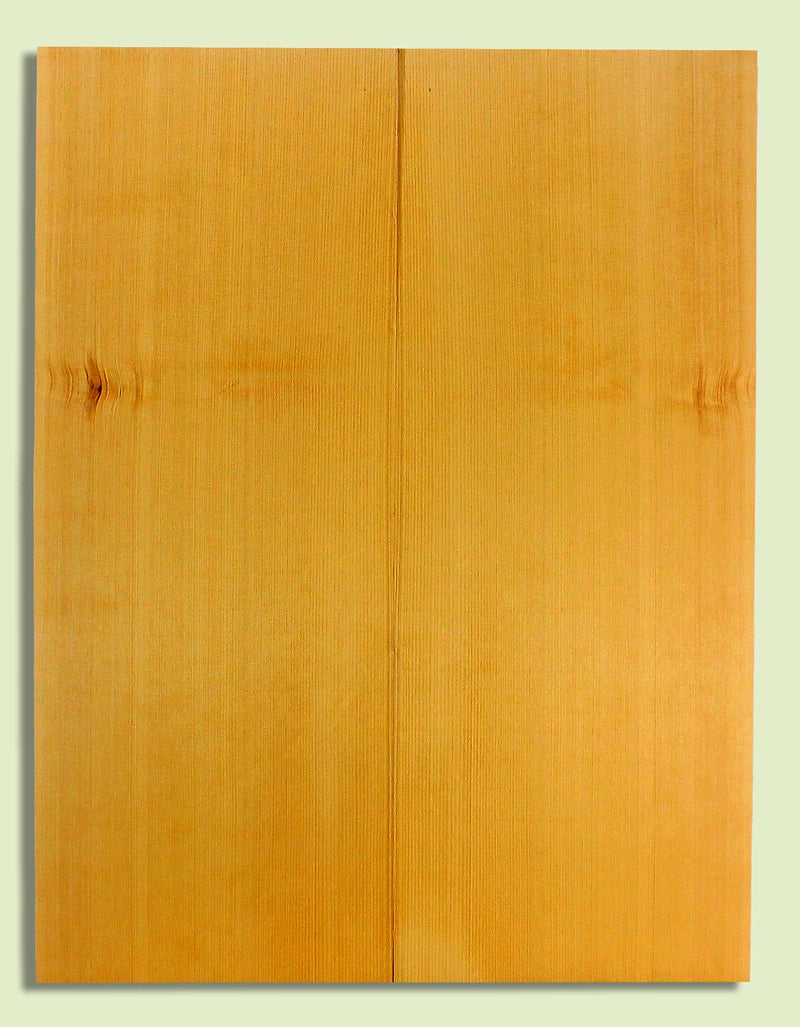 Port Orford Cedar Guitar Soundboard, Dreadnought size, 2 panels, each  0.18" x 9.0" x 23.75"  S2S