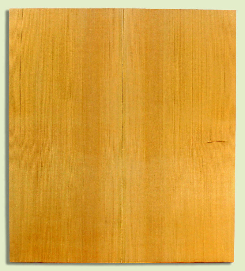 Port Orford Cedar Guitar Top, Dreadnought plus size,  2 panels, each  0.18" x 10.5" x 23.75"  S2S