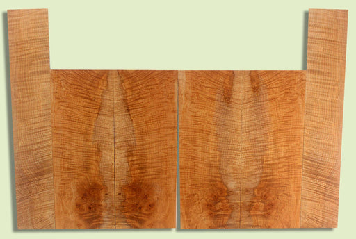 Maple Ukulele 6 piece T,B,&S set, Baritone or Tenor, Fiddleback, 4 panels, each  0.18" x 6." x 16" and 2 sides  0.18" x 4" x 22"  S2S