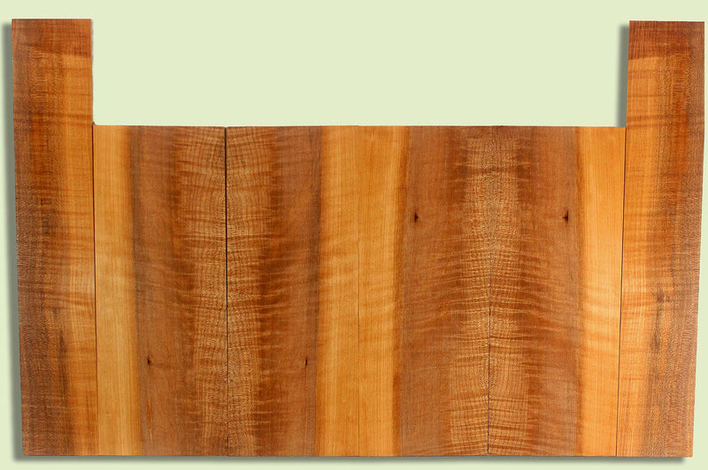 Maple Ukulele 6 piece T,B,&S set, Baritone or Tenor, Fiddleback, 4 panels, each  0.18" x 6.25" x 16" and 2 sides  0.18" x 3.75" x 21"  S2S