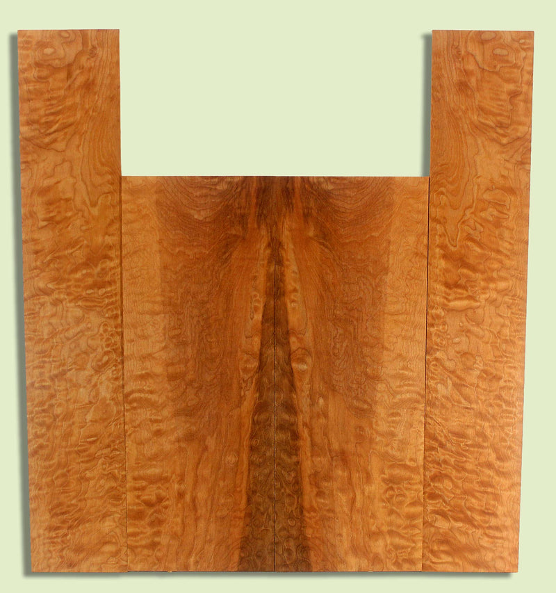Maple Ukulele B&S set, Baritone or Tenor, Quilt Figure, 2 panels, each  0.18" x 6..25" x 17" and 2 sides  0.18" x 4.25" x 23"  S2S