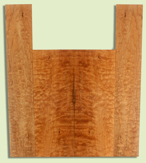 Maple Ukulele B&S set, Baritone or Tenor, Quilt Figure, 2 panels, each  0.18" x 5.875" x 16" and 2 sides  0.18" x 3.75" x 22.5"  S2S