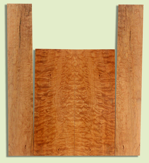 Maple Ukulele B&S set, Baritone or Tenor, Quilt Figure, 2 panels, each  0.18" x 5.875" x 16" and 2 sides  0.18" x 3.75" x 22.5"  S2S