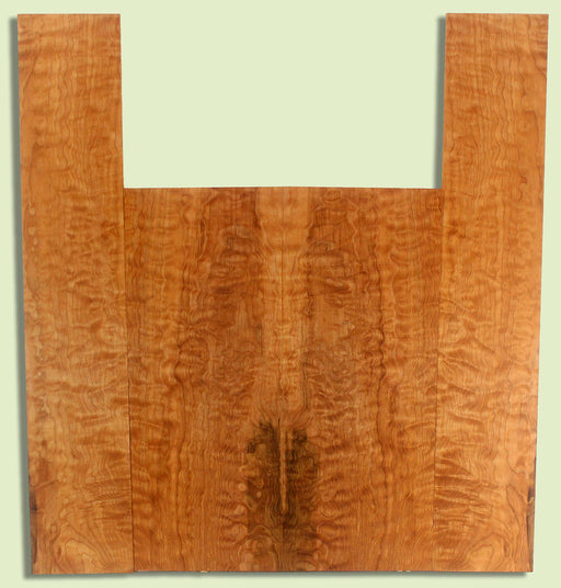 Maple Ukulele B&S set, Baritone or Tenor, Quilt Figure, 2 panels, each  0.18" x 6.25" x 16" and 2 sides  0.18" x 4" x 23"  S2S