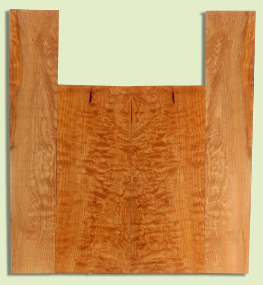 Maple Ukulele B&S set, Baritone or Tenor, Fiddleback Figure, 2 panels, each  0.18" x 6.25" x 16" and 2 sides  0.18" x 4" x 22.5"  S2S