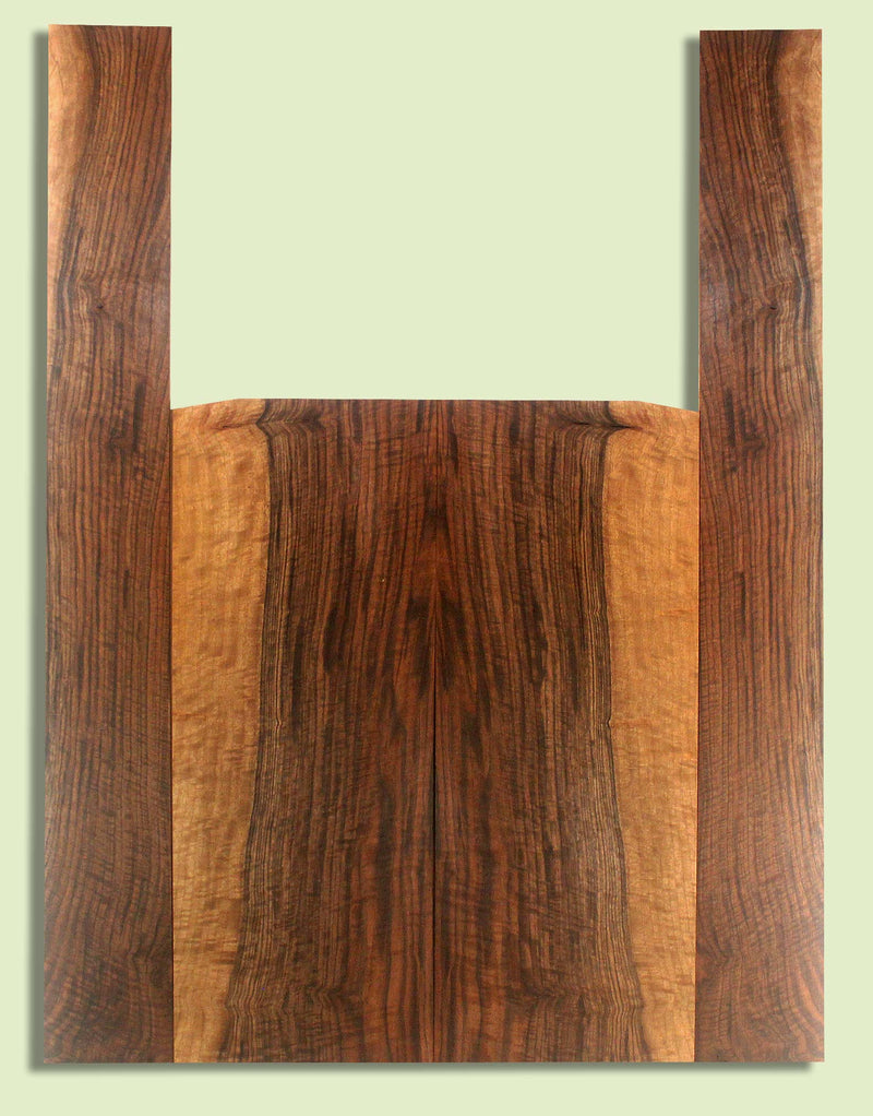 Walnut Guitar B&S set, Dreadnought, Outstanding Figure,  2 panels, each  0.18" x 9" x 23" and 2 sides  0.18" x 4.5" x 35.75"  S2S