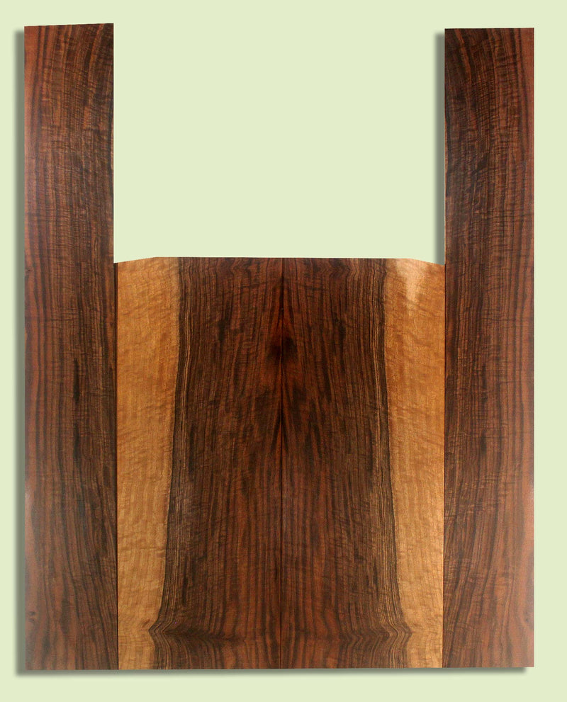 Walnut Guitar B&S set, Dreadnought, Outstanding Figure,  2 panels, each  0.18" x 9" x 23" and 2 sides  0.18" x 5.125" x 35.75"  S2S