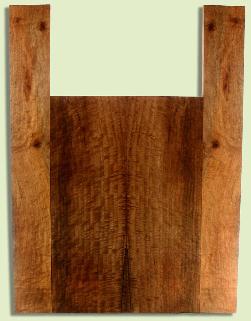 Walnut Guitar B&S set, Dreadnought, Outstanding Figure,  2 panels, each  0.18" x 8.5" x 25" and 2 sides  0.18" x 4.5" x 35.75"  S2S