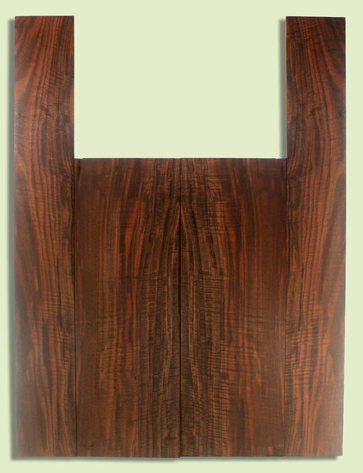Walnut Guitar B&S set, Dreadnought, Outstanding Figure,  2 panels, each  0.18" x 8.5" x 24.25" and 2 sides  0.18" x 4.875" x 35.75"  S2S