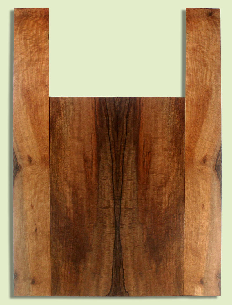 Walnut Guitar B&S set, Dreadnought, Outstanding Figure,  2 panels, each  0.18" x 8.25" x 24.75" and 2 sides  0.18" x 4.5" x 35.75"  S2S