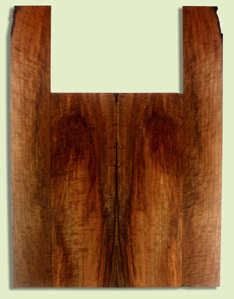 Walnut Guitar B&S set, Dreadnought, Outstanding Figure,  2 panels, each  0.18" x 8.25" x 24.75" and 2 sides  0.18" x 5" x 35.75"  S2S