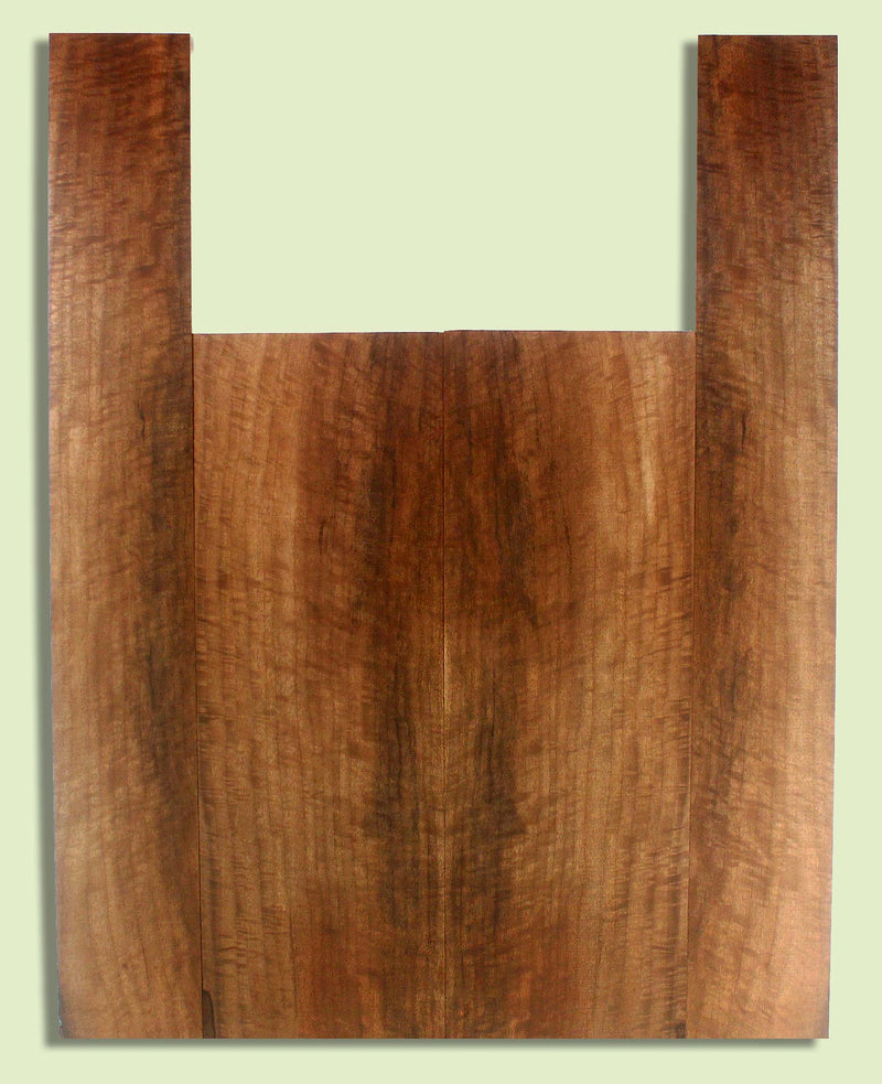 Walnut Guitar B&S set, Dreadnought, Outstanding Figure,  2 panels, each  0.18" x 8.75" x 25" and 2 sides  0.18" x 5" x 35.75"  S2S
