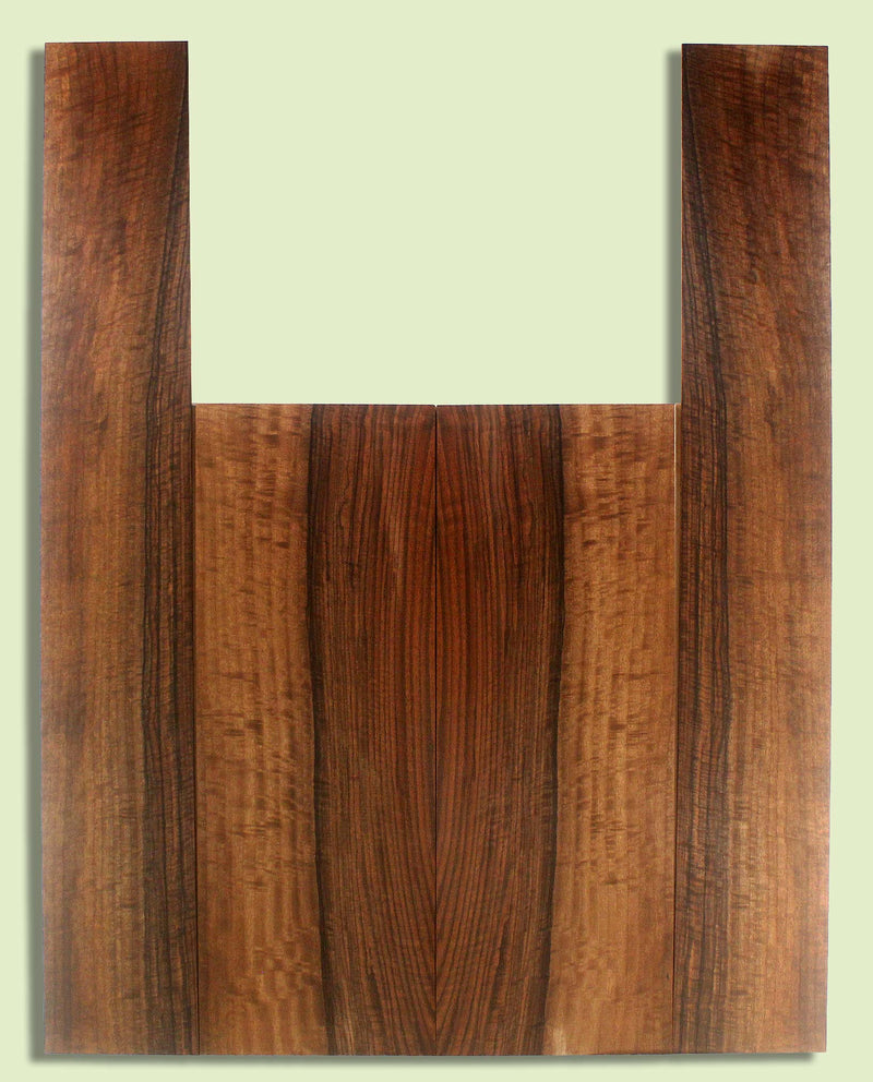 Walnut Guitar B&S set, Dreadnought, Outstanding Figure,  2 panels, each  0.18" x 8.375" x 23" and 2 sides  0.18" x 5.237" x 35.75"  S2S