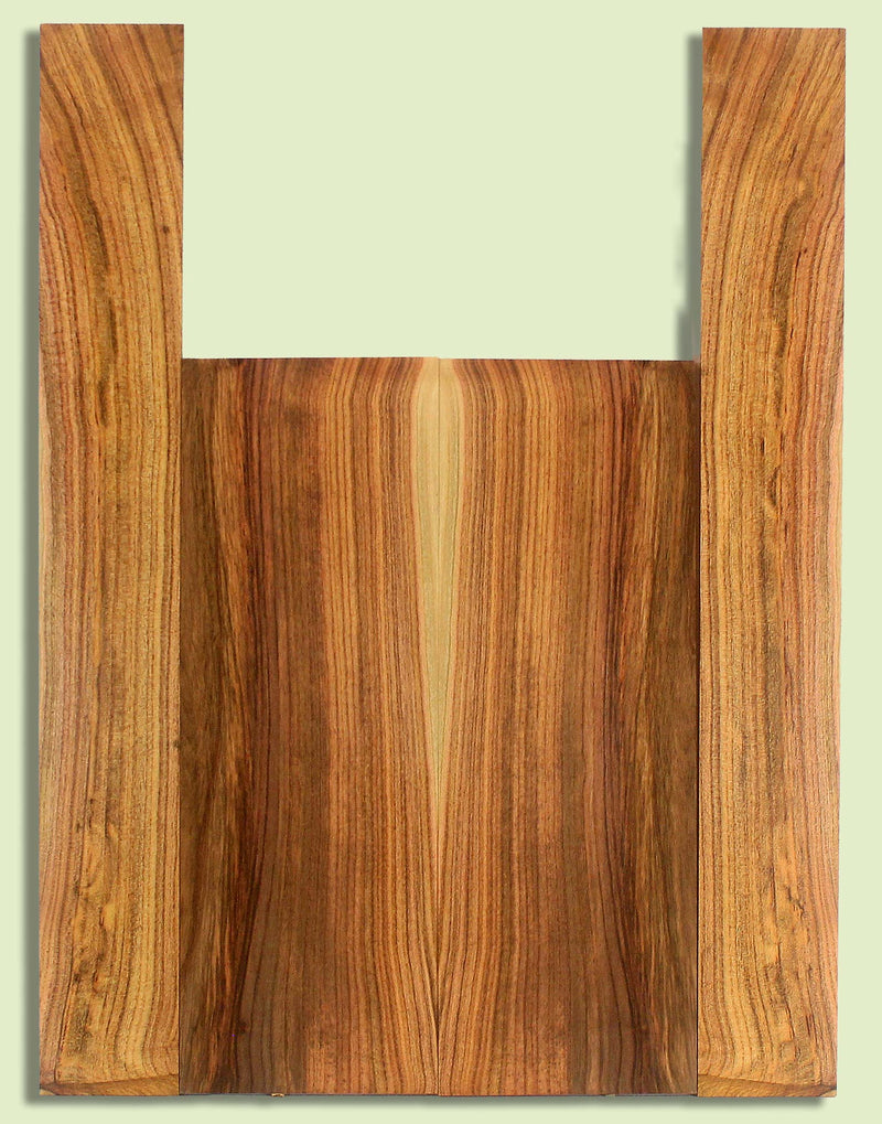 Pistachio Ukulele B&S set, Baritone or Tenor, Grove Salvage, 2 panels, each  0.18" x 5.5" x 15.5" and 2 sides  0.18" x 3" x 22.5"  S2S