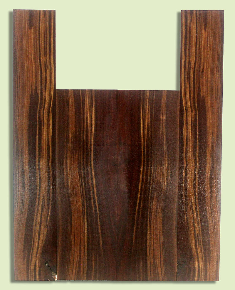 Walnut Ukulele B&S set, Tenor, Excellent Figure, Grove Salvage,  2 panels, each  0.18" x 5" x 16" and 2 sides  0.18" x 3.5" x 22.5"  S2S
