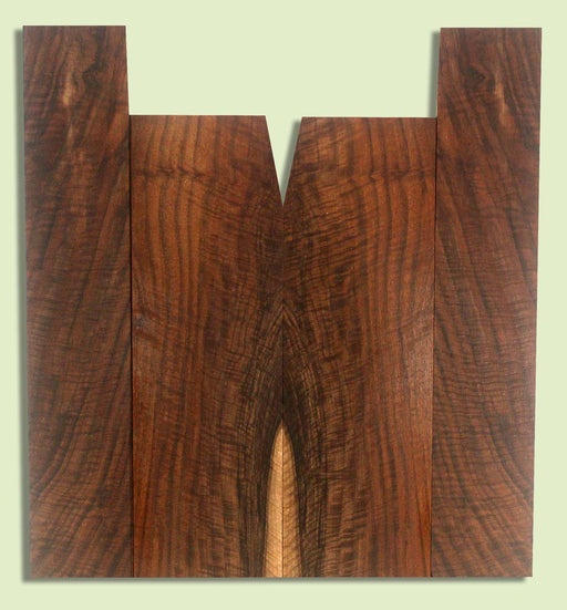 Walnut Ukulele B&S set, Tenor, Excellent Figure, Grove Salvage,  2 panels, each  0.18" x 5" x 16" and 2 sides  0.18" x 3.5" x 19"  S2S