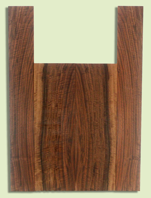 Walnut Ukulele B&S set, Tenor, Excellent Figure, Grove Salvage,  2 panels, each  0.18" x 5" x 16" and 2 sides  0.18" x 3" x 23"  S2S