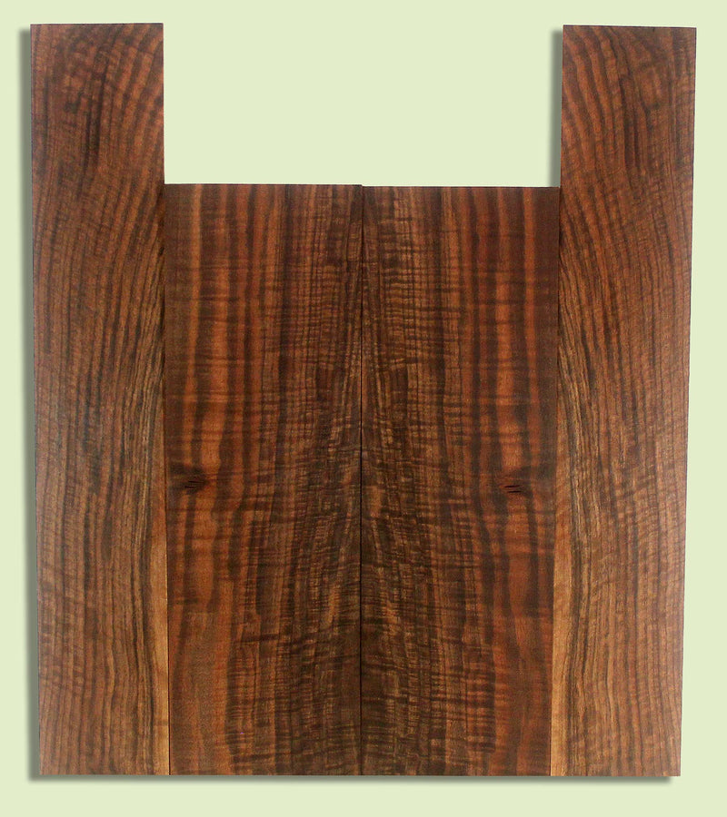 Walnut Ukulele B&S set, Tenor, Excellent Figure, Grove Salvage,  2 panels, each  0.18" x 5.125" x 16" and 2 sides  0.18" x 3.5" x 20.25"  S2S