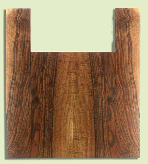 Walnut Ukulele B&S set, Baritone or Tenor, Excellent Figure, Grove Salvage,  2 panels, each  0.18" x 5.75." x 15" and 2 sides  0.18" x 3.375" x 21"  S2S