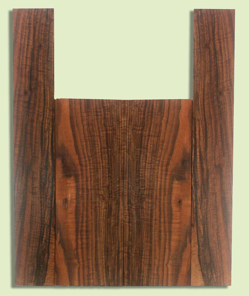 Walnut Ukulele B&S set, Baritone or Tenor, Excellent Figure, Grove Salvage,  2 panels, each  0.18" x 5.75" x 16" and 2 sides  0.18" x 3.5" x 23.5"