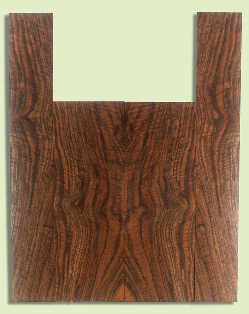 Walnut Ukulele B&S set, Baritone or Tenor, Excellent Figure, Grove Salvage,  2 panels, each  0.18" x 5.5" x 16" and 2 sides  0.18" x 3.5" x 21.5"  S2S