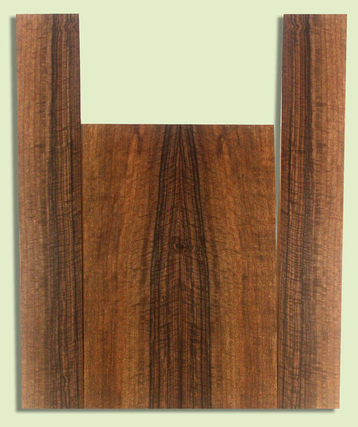 Walnut Ukulele B&S set, Baritone or Tenor, Excellent Figure, Grove Salvage,  2 panels, each  0.18" x 5.25" x 16" and 2 sides  0.18" x 3.5" x 22"  S2S