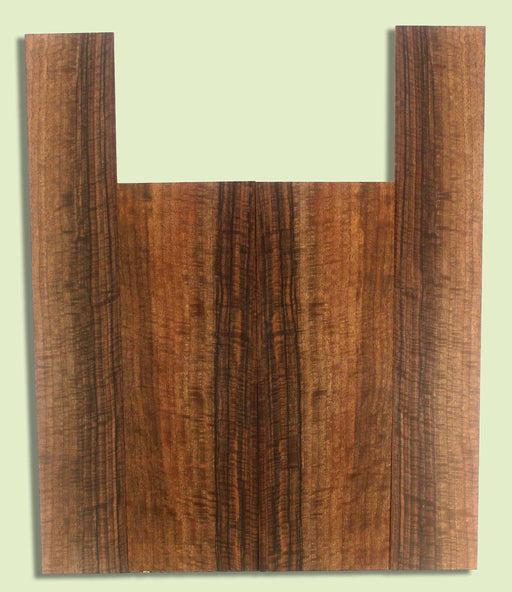Walnut Ukulele B&S set, Baritone or Tenor, Excellent Figure, Grove Salvage,  2 panels, each  0.18" x 5.5" x 16" and 2 sides  0.18" x 3.5" x 22"  S2S