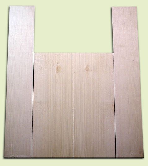 Port Orford Cedar Acoustic Guitar Back and Side Set, Classical size , Salvaged Old Growth, Excellent Stiffness and Tap Tone