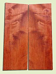 RWES14517 - Curly Redwood, Solid Body Guitar or Bass Fat Drop Top Set, Very Fine Grain Salvaged Old Growth, Excellent Color & Medium Curl, Highly Resonant Guitar Tonewood, Visually Stunning, 2 panels each 0.4" x 8" X 22", S1S