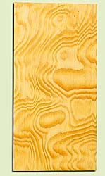 DFHS16874 - Curly Flatsawn Douglas Fir, Guitar Headstock Plate, Air Dried, Very Good Color & Curl, Adds Pazzazz, Multiples Available, each 0.15" x 3.5" X 7" 