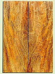 MGES17214 - Mango, Solid Body Guitar or Bass Drop Top Set, Good Curl, Urban Salvage, Air Dried for Excellent Colors, Eco-Friendly Luthier Tonewood, 2 panels each 0.18" x 7" x 20.75", S1S