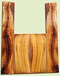 MYAS17974 - Myrtlewood, Acoustic Guitar Back & Side Set, Classical size, Med. to Fine Grain, Excellent Color & Contrast, Light Figure, Outstanding Luthier Wood, 2 panels each 0.18" x 8" x 19.6", S2S, and 2 panels each 0.16" x 5.8" x 35.5", S2S