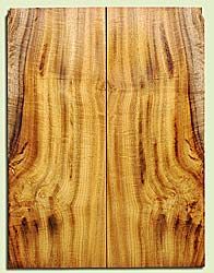 MYES18068 - Myrtlewood, Solid Body Guitar Drop or BassTop Set, Salvaged Old Growth, Very Good Color & Contrast Light Figure, Great Guitar Wood, 2 panels each 0.24" x 8.25" x 22.12", S2S
