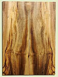 MYES18089 - Myrtlewood, Solid Body Guitar or Bass Drop Top Set, Salvaged Old Growth, Very Good Color & Contrast, Light Figure, Outstanding Guitar Wood, 2 panels each 0.17" x 7.87" x 21.87", S2S