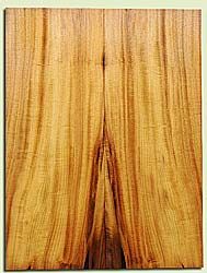 MYES18101 - Myrtlewood, Solid Body Guitar or Bass Drop Top Set, Salvaged Old Growth, Nice Colors, Great Guitar Wood, 2 panels each 0.18" x 8.25" x 22", S2S